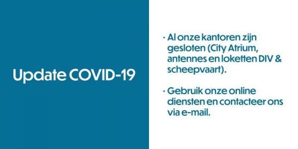 COVID-19 FOD Mobiliteit en Vervoer past zijn dienstverlening aan